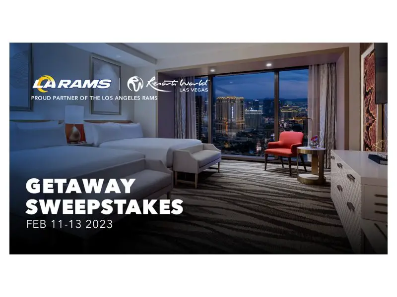 LA Rams Resorts World Getaway Sweepstakes - Win A Special Super Bowl Viewing Party In Las Vegas