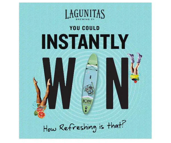 Lagunitas Hoppy Refresher Stand-Up Paddleboard Promotion - Win A Paddleboard Or A Fanny Pack