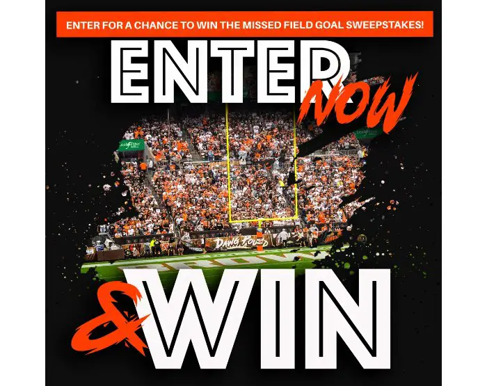 LeafFilter 2024 Missed Field Goal Filter Sweepstakes - Win A Trip For 2 To A Cleveland Browns Game