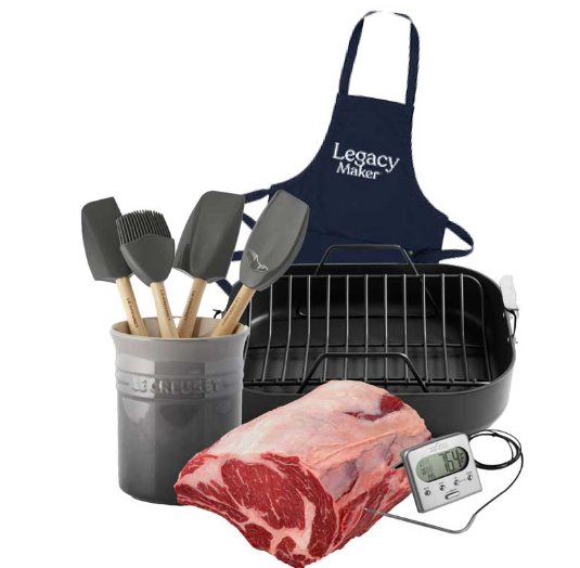 Legacy Maker’s PrimeTime Holiday Giveaway - Win Prime Rib Roast, Apron & More