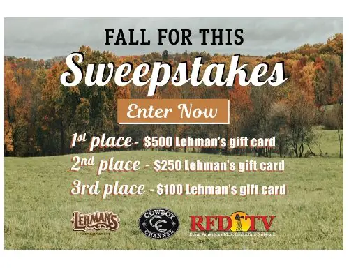 Lehman's "Fall for This" Sweepstakes - Win A $500 Gift Card