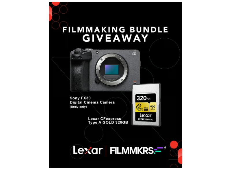 Lexar X FILMMKRS Filmmaking Bundle Giveaway - Win A Sony Camera & More