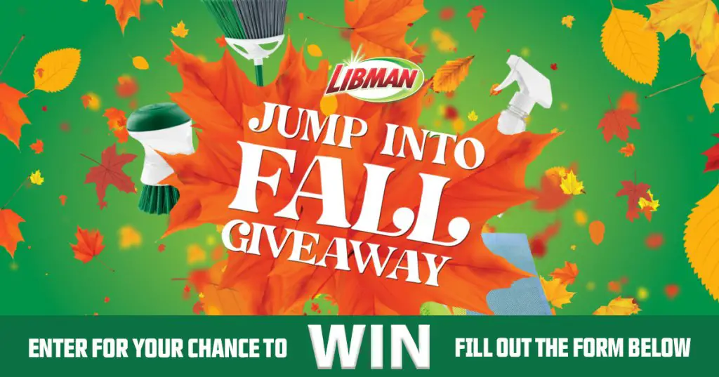 Libman Jump Into Fall Sweepstakes – Win A Libman Cleaning Prize Pack (3 Winners)