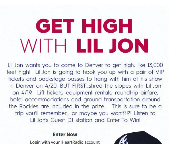 Lil Jon Sweepstakes