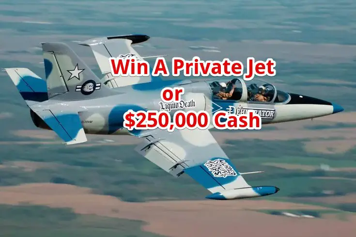 Liquid Death Win A Liquid Death Jet Sweepstakes -  Win A Private Jet Or $250,000