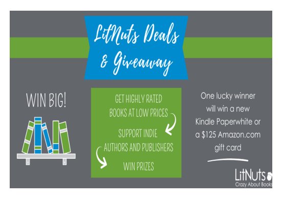 LitNuts Deals Giveaway April 2023 - Win A New Kindle Paperwhite Or A $125 Amazon Gift Card