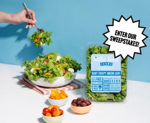 Little Leaf Farms National Salad Month Sweepstakes