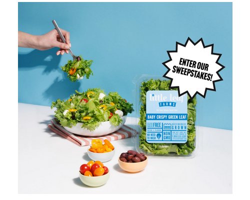 Little Leaf Farms National Salad Month Sweepstakes - Win A $100 Gift Card, A Year's Supply Of Lettuce And More