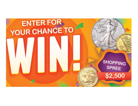 Littleton Coin Company August Shopping Spree Sweepstakes - Win A $2,500 Shopping Spree