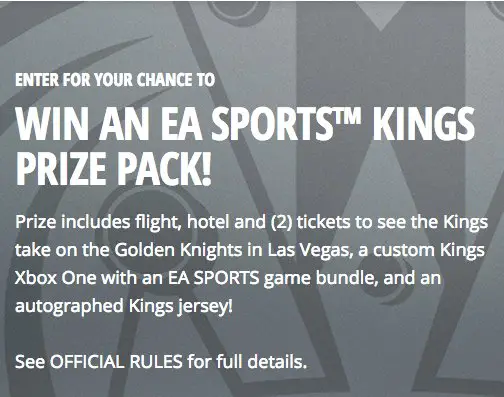 Los Angeles Kings Sweepstakes