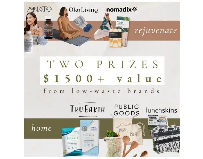 Low Waste Giveaway - Enter to Win a Rejuvenating or Home Bundle