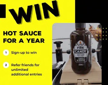 Maritime Madness Hot Sauce For A Year Sweepstakes