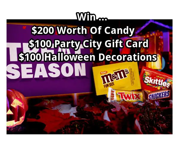 Mars Halloween Treat Season Giveaway - Win $200 Worth Of Candy, $100 Gift Card & More