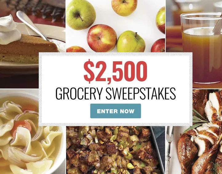 Martha's $2,500 Grocery Sweepstakes