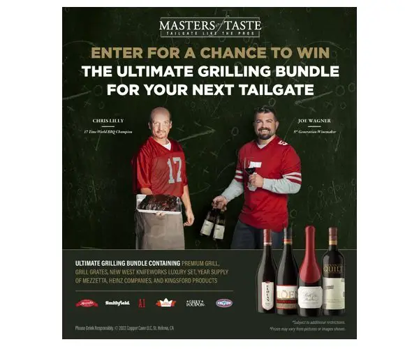 Masters of Taste Sweepstakes - Win a Large Big Green Egg Grill and More