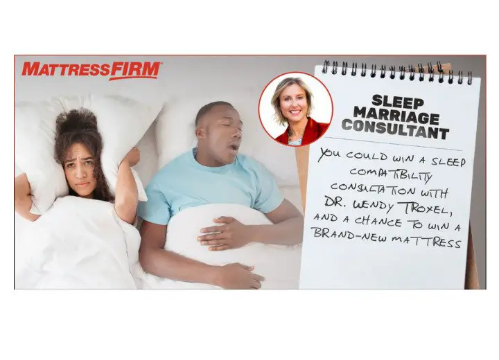 Mattress Firm Sleep Marriage Consultant Contest - Win A Mattress + Professional Consultation