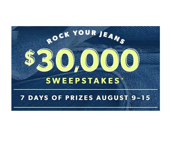 Maurices Rock Your Jeans Sweepstakes - Win $2,500 Cash, Jeans Or A Gift Card