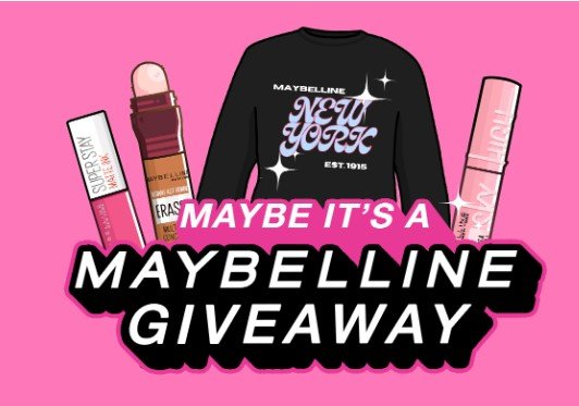 Maybe It’s A Maybelline Sweepstakes - Win A $414 Maybelline New York Prize Pack {12 Winners}