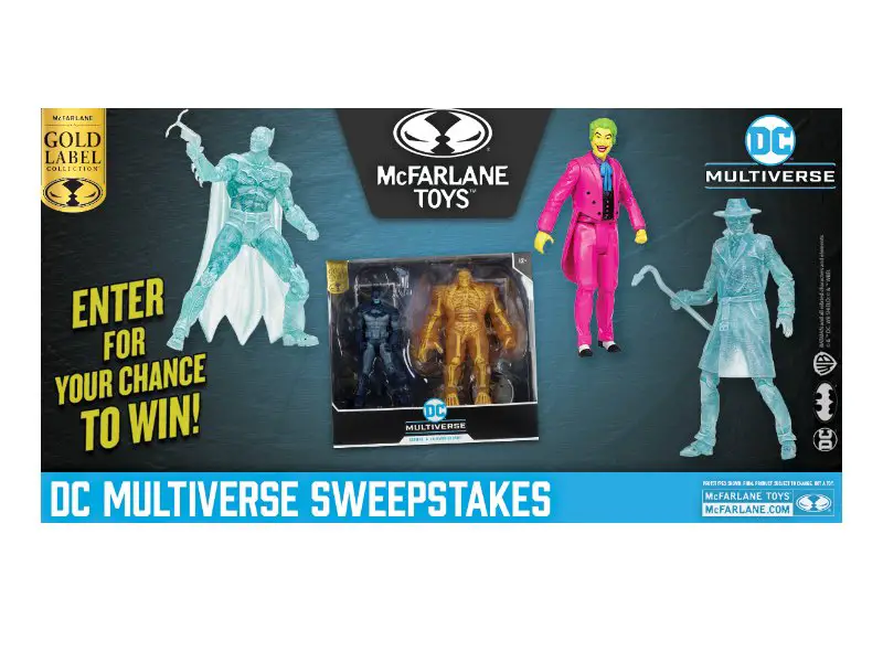 McFarlane Toys DC Multiverse Sweepstakes - Win A Collection Of DC Toys