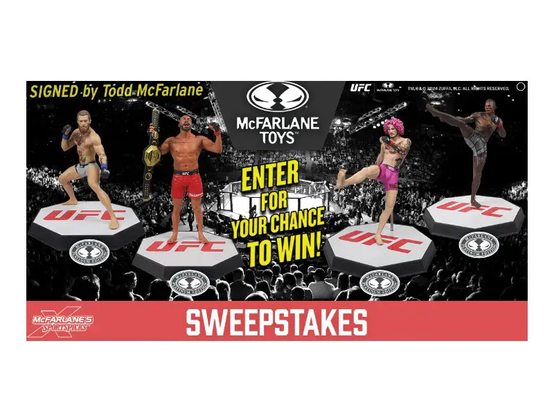 McFarlane Toys Giveaway - Win A UFC Prize Pack SIGNED By Todd McFarlane