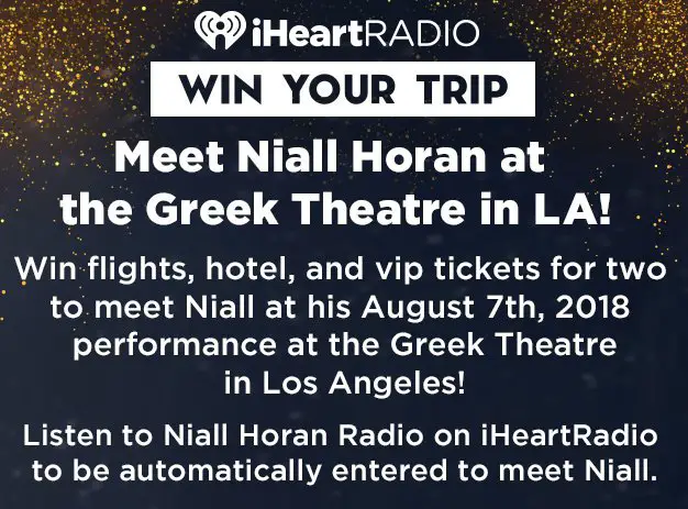 Meet Niall Horan Sweepstakes