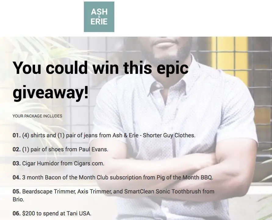 Men's Lifestyle Sweepstakes