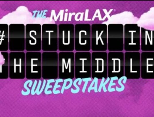 MiraLAX #StuckInTheMiddle Sweepstakes – Win $750 Gift Card (5 Winners)