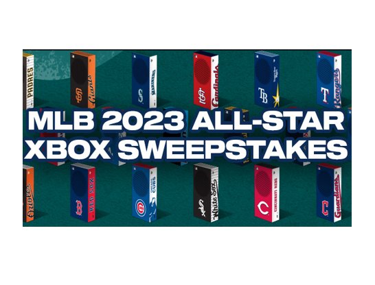 MLB 2023 All-Star Xbox Sweepstakes - 30 Custom Xbox Series Consoles Up For Grabs