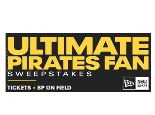 MLB New Era Ultimate Pirates Fan Sweepstakes – Win 4 Tickets To A Pittsburgh Pirates Home Game (3 Winners)