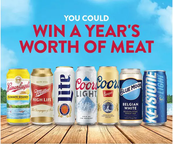 Molson Coors Meat For A Year Program - Win $3,000 Cash