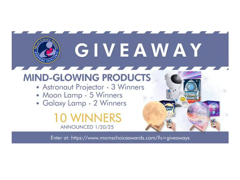 Mom's Choice Mind-Glowing Products Giveaway - Win An Astronaut Projector & More