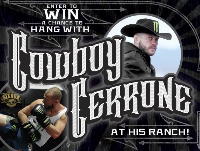 Monster HYDRO Cowboy Cerrone’s Fitness Retreat Experience Sweepstakes