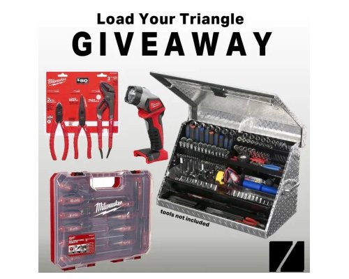 Montezuma Storage Load Your Triangle Giveaway - Win A Set Of DIY Tools & Equipment