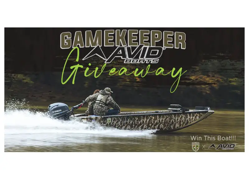 Mossy Oak Gamekeeper’s Avid Boat Giveaway - Win A Fishing Boat With Trailer