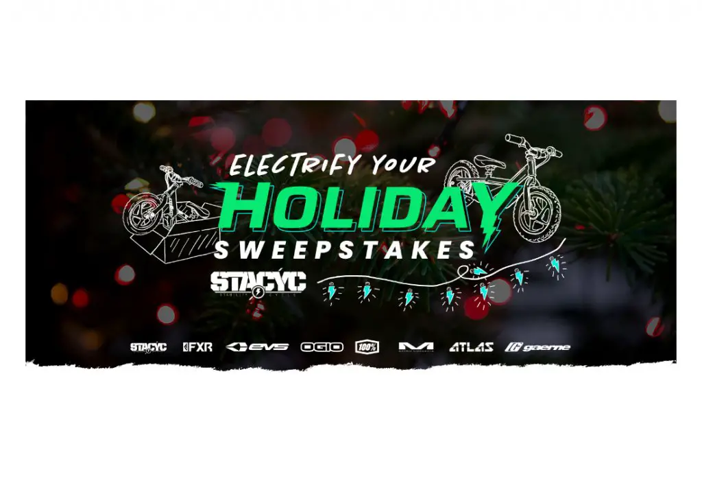 Motosport Electrify Your Holiday Sweepstakes - Win Two Brushless Bikes & More