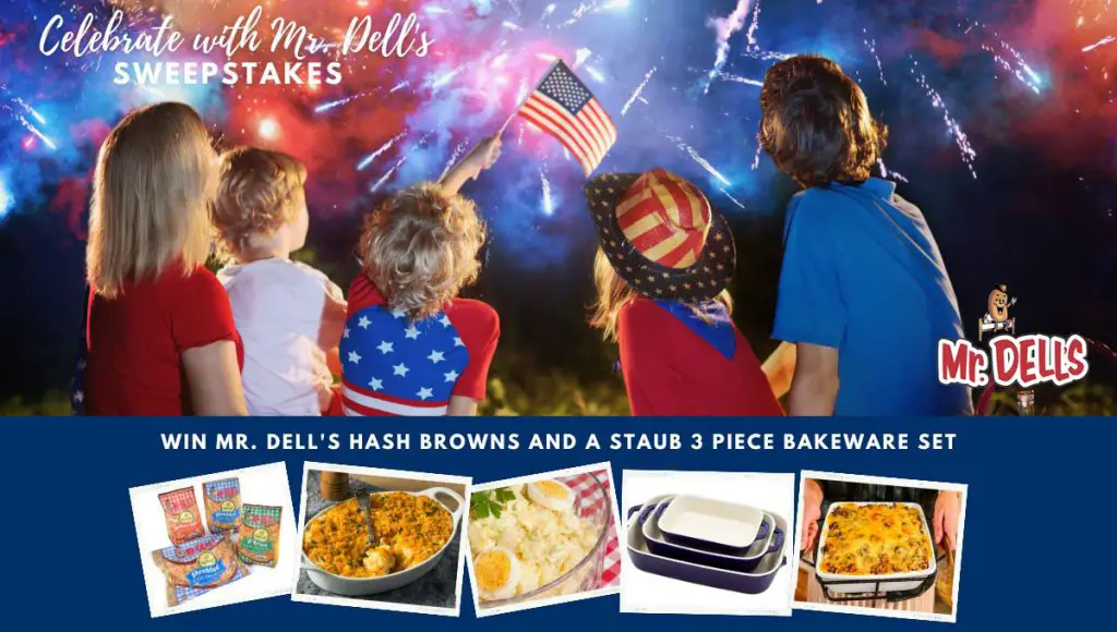 Mr. Dell’s Hash Browns Summer Sweepstakes - Win A Casserole Baking Set & Mr. Dell’s Hash Browns