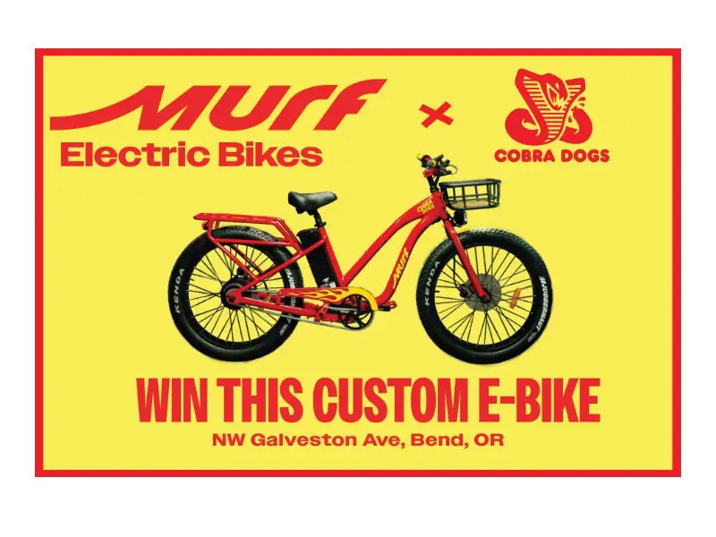 Murf X Cobra Dogs Custom Bike Giveaway - Win A Custom EBike