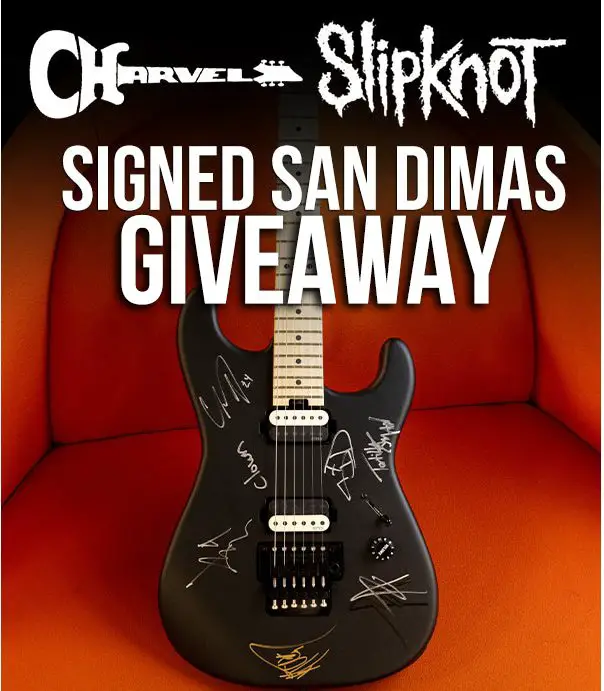 Music Zoo’s Slipknot Signed Charvel Giveaway – Win A Signed Electric Guitar