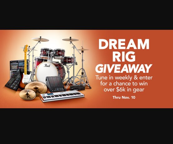 Musician’s Friend Dream Big Giveaway – Enter For A Chance To Win Free Musical Instruments (4 Winners)