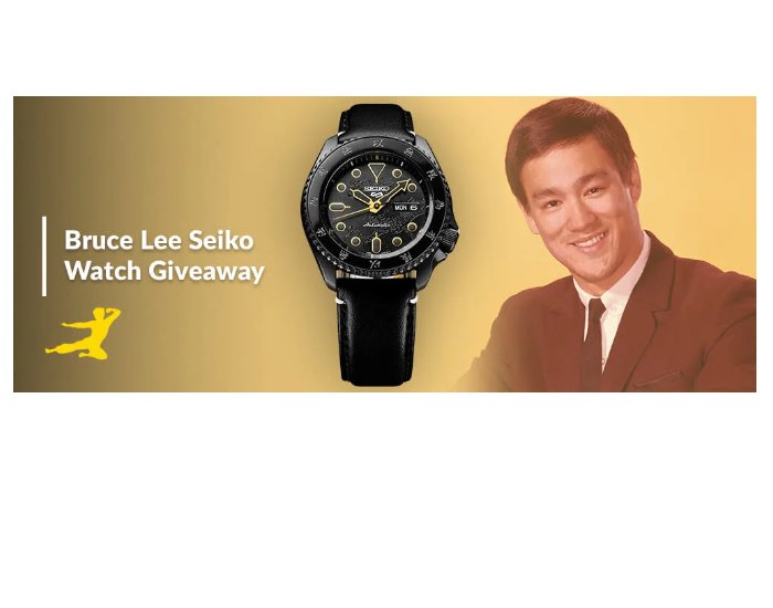 Musictoday Bruce Lee Seiko Watch Giveaway - Win A Bruce Lee Seiko 5 Watch Or A Gift Card