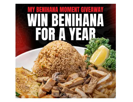 My Benihana Moment 2024 Giveaway - Win A Year Of Free Benihana