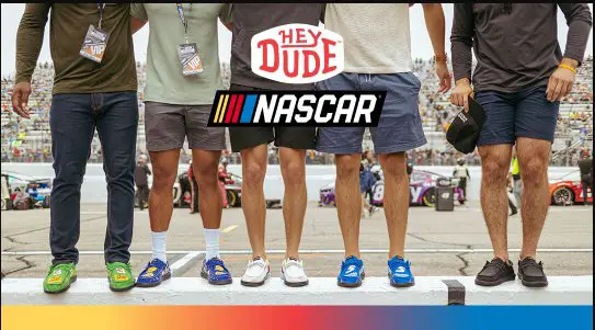 NASCAR Fan Rewards HEYDUDE Shoes Sweepstakes - Win A Pair Of HEYDUDE Shoes (25 Winners)