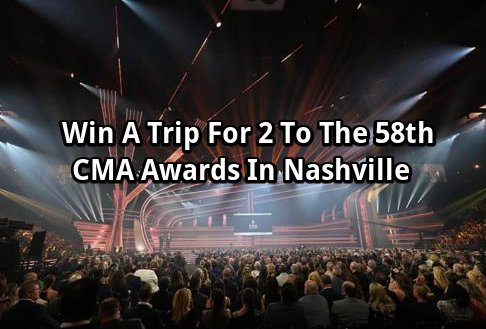 Nashville Music City CMA Awards Live in Nashville Giveaway - Win A Trip For 2 To The 58th CMA Awards In Nashville