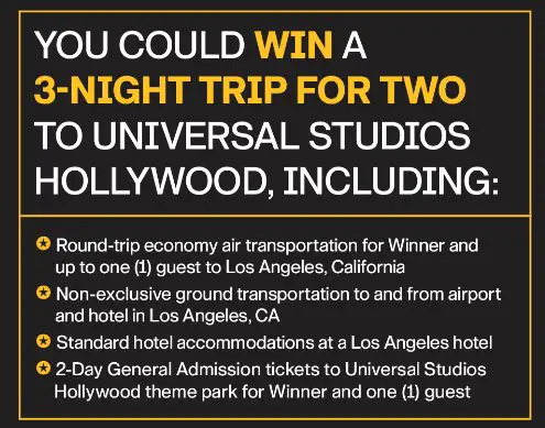 NBC Be All You Can Be Sweepstakes – Win A Trip For 2 To Universal Studios Hollywood