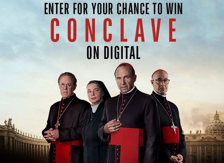 NBC Conclave Movie Sweepstakes - Win A Digital Copy Of Conclave {5 Winners}