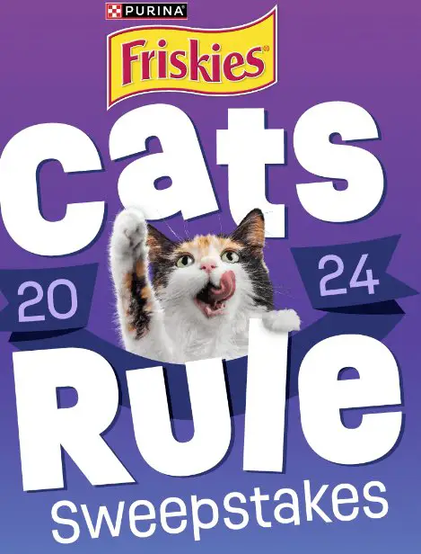 Nestlé Purina PetCare Friskies Cats Rule Sweepstakes - Win $2,500 Cash And A Year Supply Of Friskies Wet And Dry Cat Food