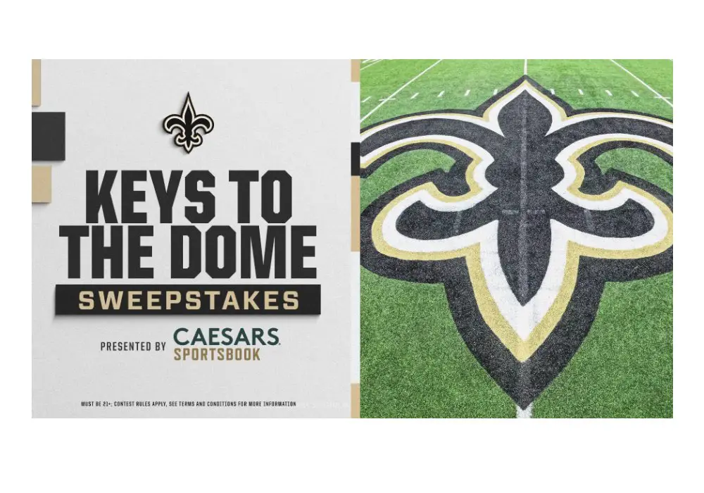 New Orleans Saints Keys To The Dome Sweepstakes - Win NFL Game Tickets & More