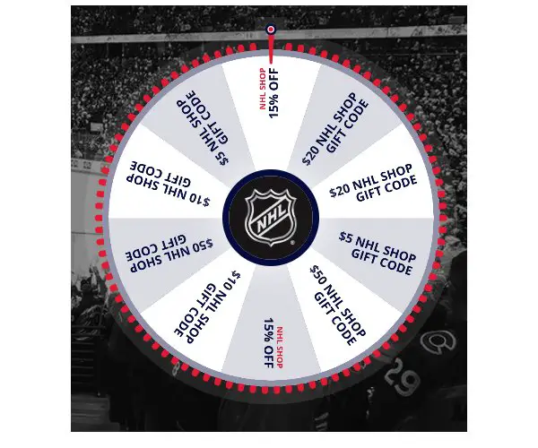 NHL Season Start Giveaway - Win Gift Shop Code Up To $50