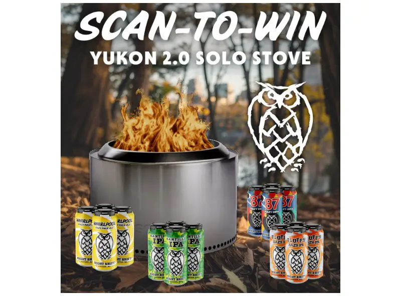 Night Shift Brewing Firepit Contest - Win A Yukon 2.0 Solo Stove