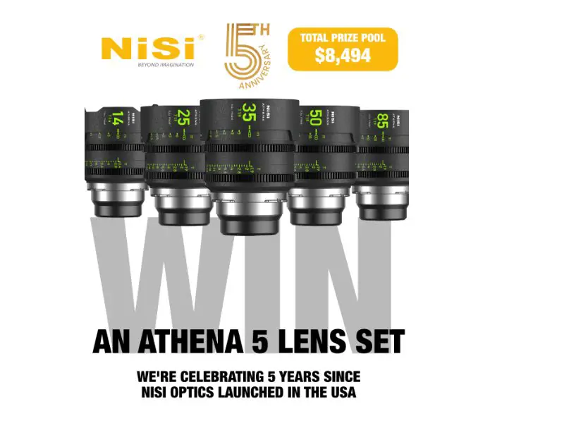 NiSi 5th Anniversary Celebration Giveaway - Win A Camera Package With Lens